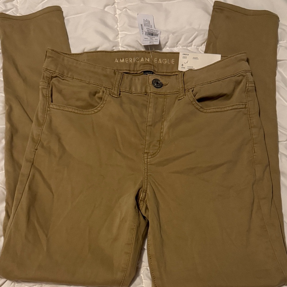 American Eagle Outfitters Women's Skinny Tan Jeans